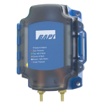 Fixed Range Pressure Sensor, Blue, WC Range