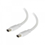 Mini DisplayPort Male to Male Cable, White, 3ft