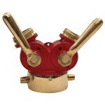1/4 Turn Plug Type Wye Valve (Fire Hose Fitting)