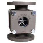 1" Visual Flow Indicator, Flanged, w/Rotator