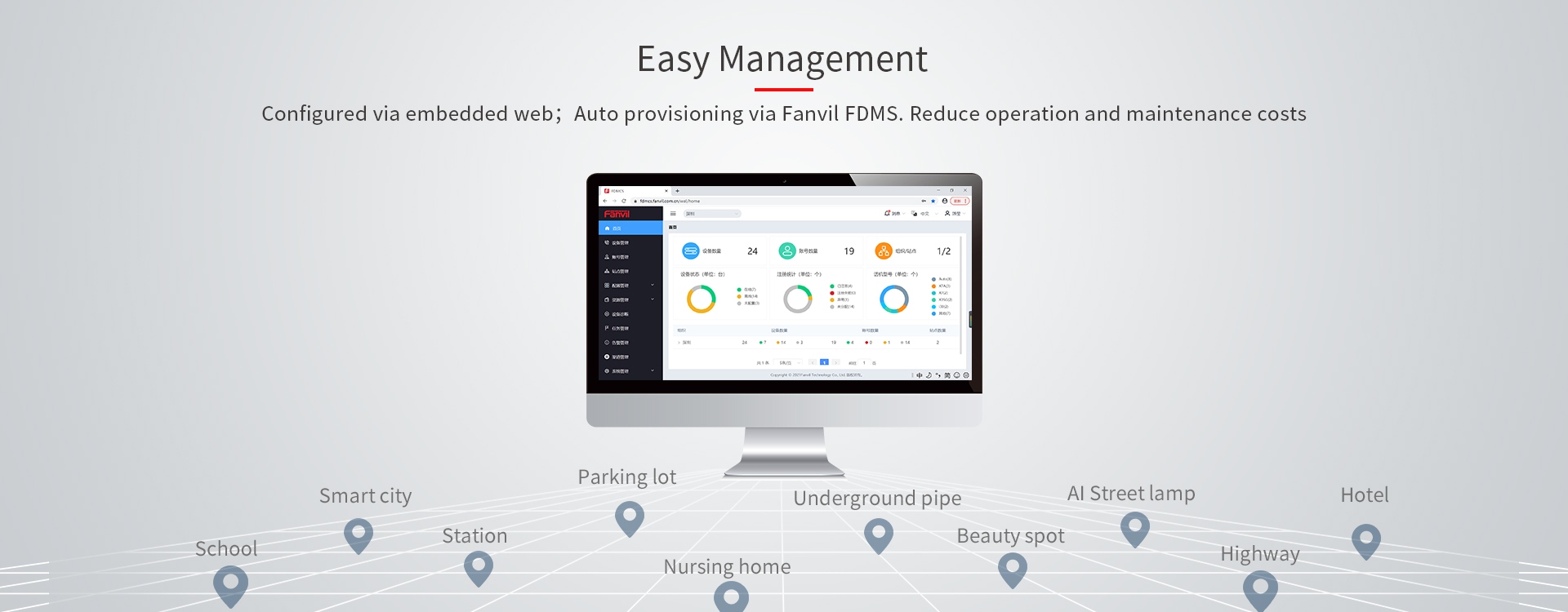 easy management