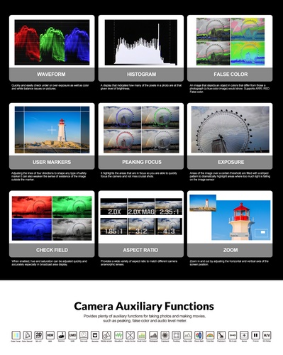 camera auxiliary functions
