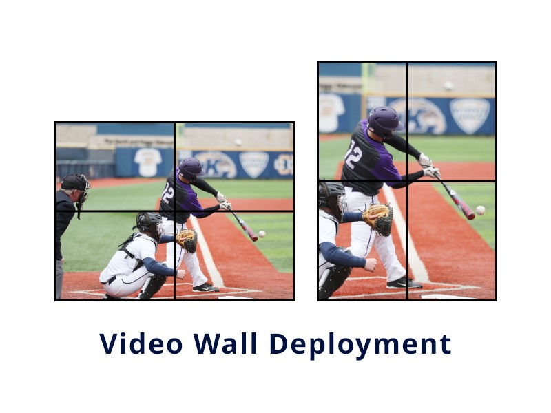 video wall deployment