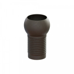 3" Machined Male Ball x Hose Shank Couping