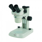 Binocular Stereo Microscope, 1x/2x on E-LED Stand