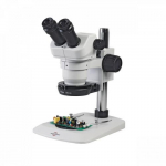 Binocular Zoom Stereo Microscope on Pole Stand