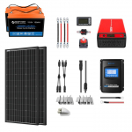 Solar Power Complete System, 200W MPPT30A