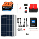 Solar Power Complete System, 500W MPPT40A