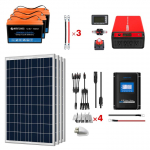 Solar Power Complete System, 400W MPPT40A