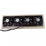 Cool-Vent II Cooler System with Reggio Grille, Black