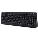 Multimedia Desktop Keyboard with 3-Port USB Hub