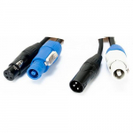 12ft 3pin XLR DMX and 16 Gauge Locking Cable