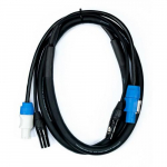 6ft 3pin XLR DMX and Locking Power Link Cable