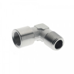 Nickel-Plated 1" Male x 1" Female BSPP Elbow
