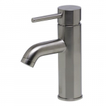 Faucet Single Lever Round Bathroom, Brushed Nickel