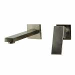 Faucet Single Lever Wallmount Bathroom Nickel
