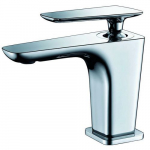 Faucet Single Hole Modern Bathroom, Polished Chrome