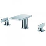 Faucet Two-Handle 8 Inch Widespread Bathroom, Polished