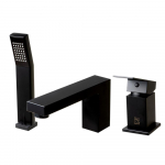 Deck Mounted Tub Filler Square Hand, Shower Head