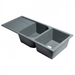 Bowl Granite Composite Sink with Drainboard