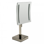 Tabletop Square Magnifying Mirror with Light