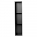 Black Matte Triple Shelf Shower Niche