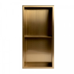12" x 24" Stainless Steel Shower Niche Gold