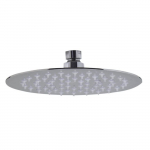 8" Round Ultra Thin Rain Shower Head, Polished