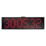 Six Digit 15" Race Clock Sports Timer, Battery