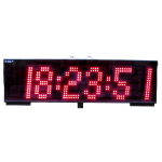 Double-Sided Six Digit Race Clock with 7" Digits