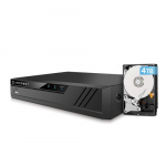 8 Channel 1080P 8MP 4K NVR, Pre-Installed 4TB HDD