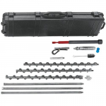 2" Stainless Steel Flighted Auger Kit with Bosch 11245 Drill