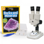 20X LED Stereo Microscope with Rock Kit