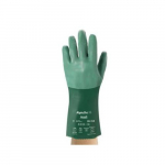 08-354  Liquid-Proof Industrial Gloves, Size 8, Green