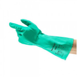 39-124 Reinforced Nitrile Gloves, Size 10, Green