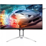 Curved Framless Gaming Monitor, 144Hz, 31.5In
