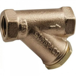 1/2" Pipe, Female NPT Ends, Bronze Y-Strainer