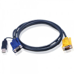 USB KVM Cable with Built-In PS2 to USB Converter 20'