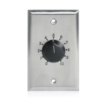 10W Single Gang Stainless Steel Commercial Attenuator