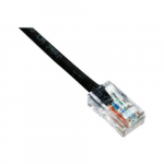 UTP Bootless Patch Cable, Black, 100ft, CAT6, 550MHz