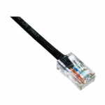 UTP Bootless Patch Cable, Black, 1ft, CAT6, 550MHz