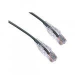 Ultra-Thin Snagless Patch Cable, Gray, 100ft