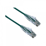 Ultra-Thin Snagless Patch Cable, Green, 12ft