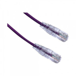 Ultra-Thin Snagless Patch Cable, Purple, 8ft