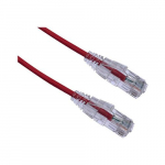 Ultra-Thin Snagless Patch Cable, Red, 10ft