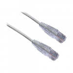 Ultra-Thin Snagless Patch Cable, White, 100ft