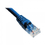 Patch Cable with Boots, Blue, 10ft, CAT6A, 650MHz