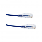 Ultra-Thin UTP Snagless Patch Cable, Blue, 100ft