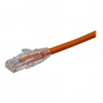 Patch Cable W/ Clear-Snagless Boots, Orange, 150ft