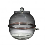 Round Vacuum Desiccator with Vacuum Gauge